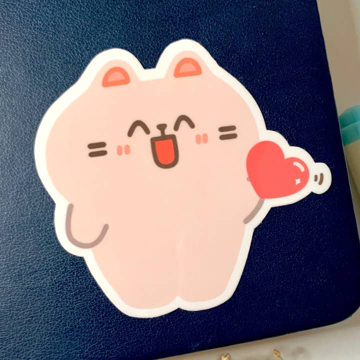 Chubbythelittlecat - Wholesale Sticker - Chubby Loves You Sticker0