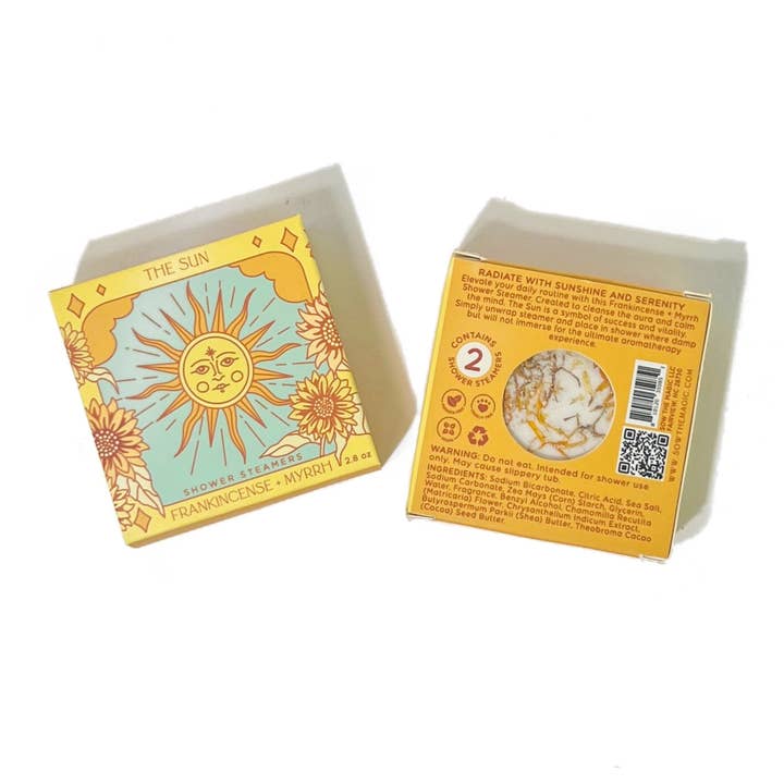 Sow the Magic - Wholesale Shower steamer/bomb - The Sunflower Shower Steamer Set in Frankincense2