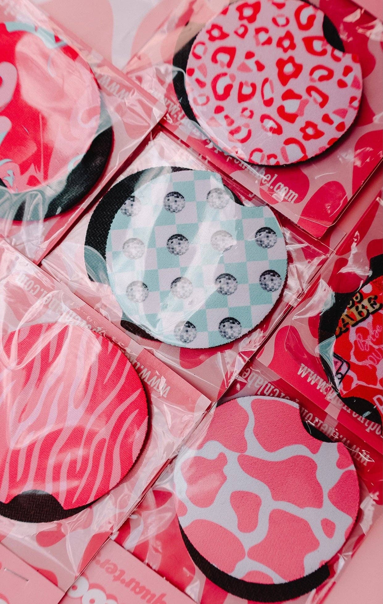 The Front Porch Label - Vendita all'ingrosso Sottobicchiere per auto - Donna - Sottobicchieri Disco Ball Car, confezione da 25