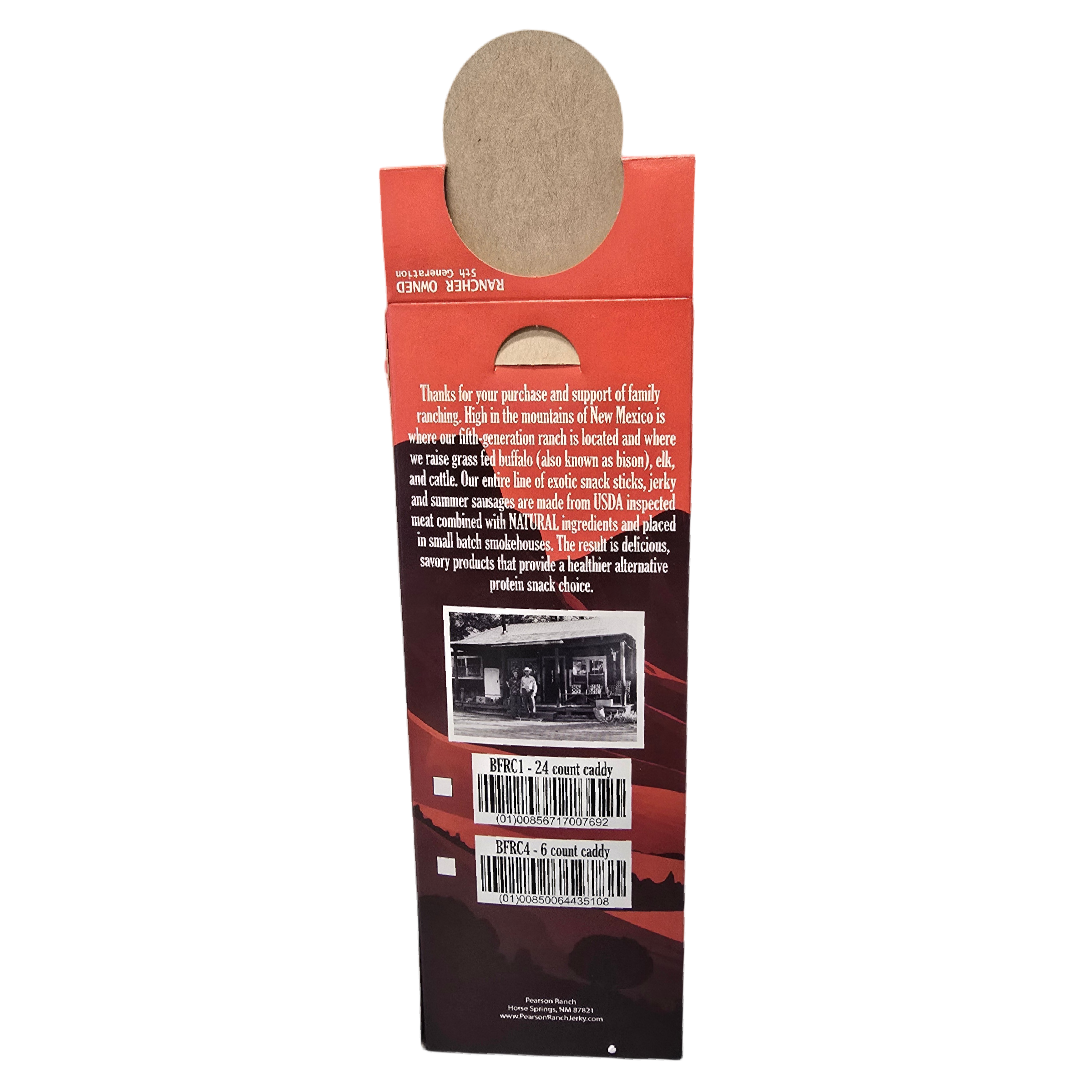 Pearson Ranch Elk & Bison Jerky - Wholesale Jerky - 24 Count Caddy - Autumn Blend Chile Beef & Pork Snack Sticks2