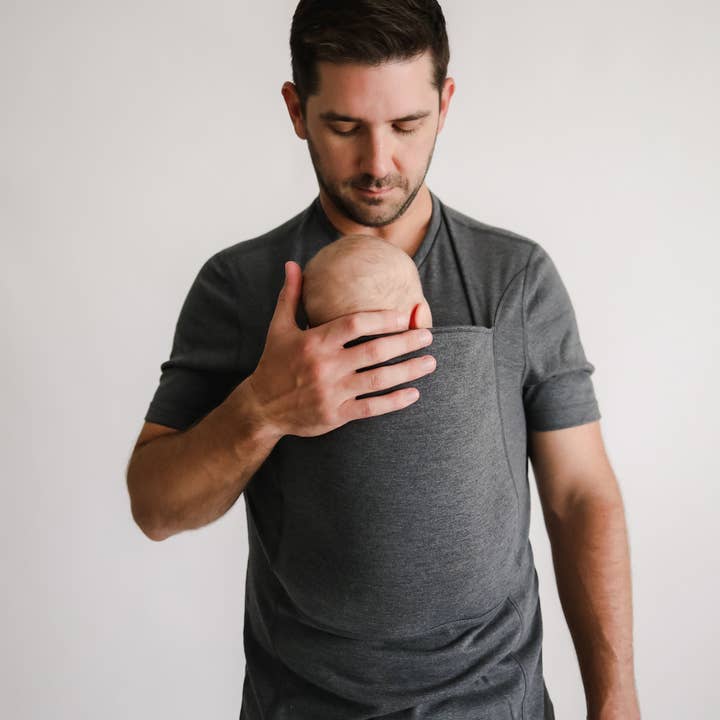 Lalabu - Wholesale Baby Carrier - Lalabu Dad Shirt | Baby Carrier | Gray