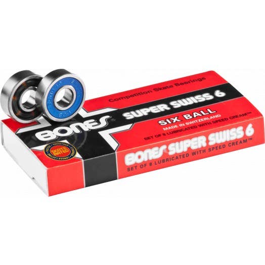Rat City Sk8 Shop - Wholesale Sporting Accessories - Bones Super Swiss 6 Bearings0