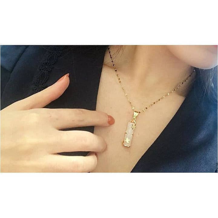 ElevateWell - Wholesale Pendant/Charm Necklace - Bamboo Pendent Necklace3