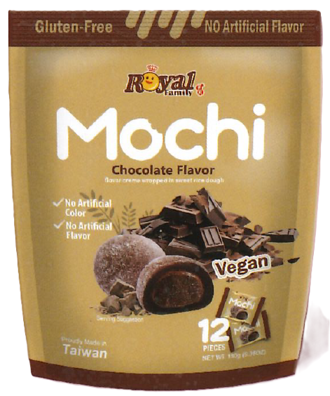 iSweet.ca - Wholesale Chocolate Covered Sweets - Taiwan - Royal Family Mochi - Chocolate Flavor 6.34 oz0