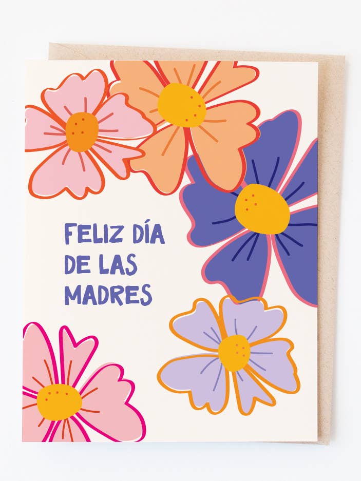 Tarjeta floral de Feliz Día de la Madre | Día de la Madre en España para venta al por mayor de Graphic Anthology Greeting Cards