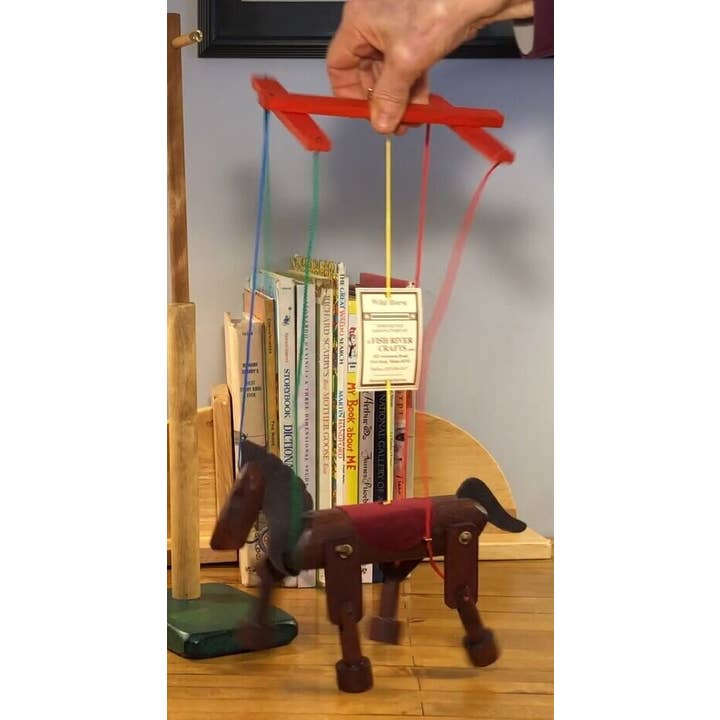 Fish River Crafts - Wholesale Puppet - Kids & Baby - Animated Wild Horse - A Marionette Wooden Action Toy