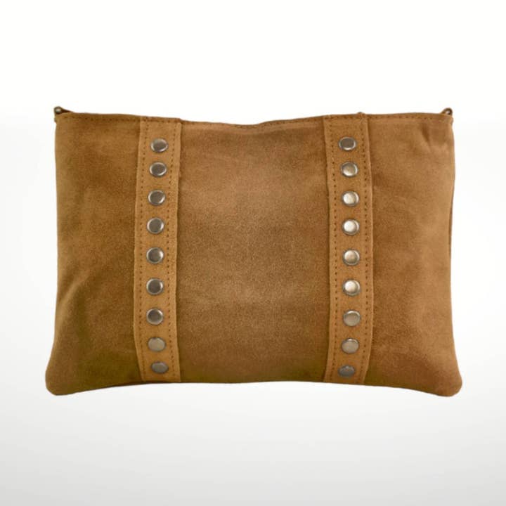 ITALIAN'S LEATHER - Wholesale Shoulder Bag - Women's - Celia ² Suede leather shoulder bag22