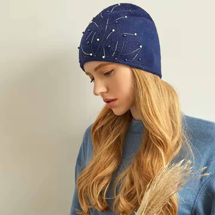 The Pathz - Hats, Bags & Lifestyle - Wholesale Beanie - Women's - Sparkling Beads & Jewel Beanie8