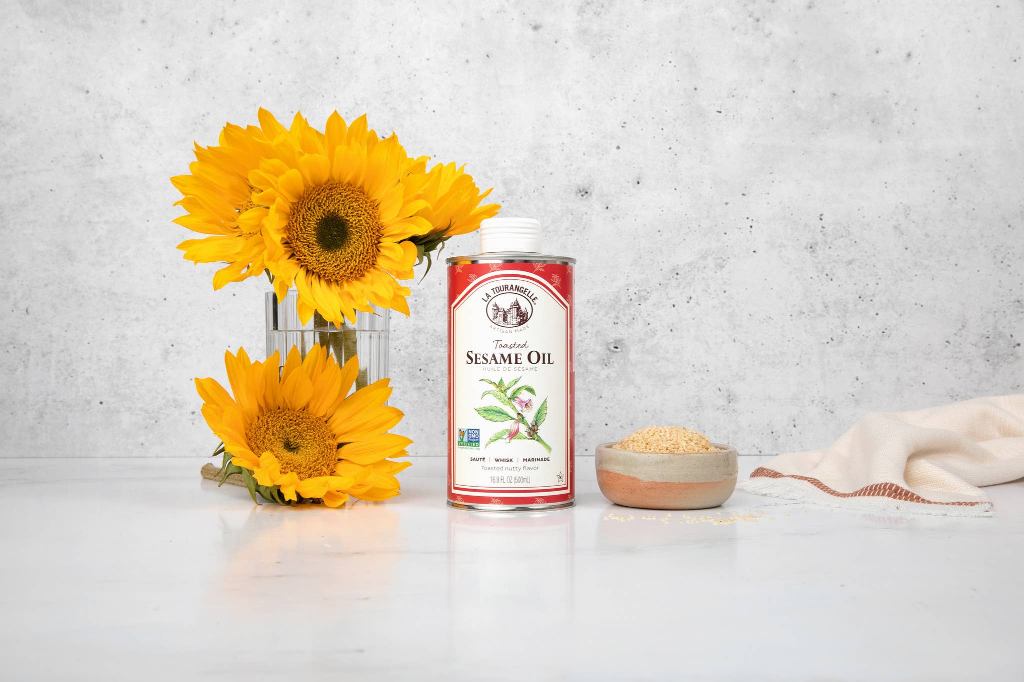 La Tourangelle - Wholesale Cooking Oil - La Tourangelle Toasted Sesame Oil, 16.9 Fl Oz - 6 Units5