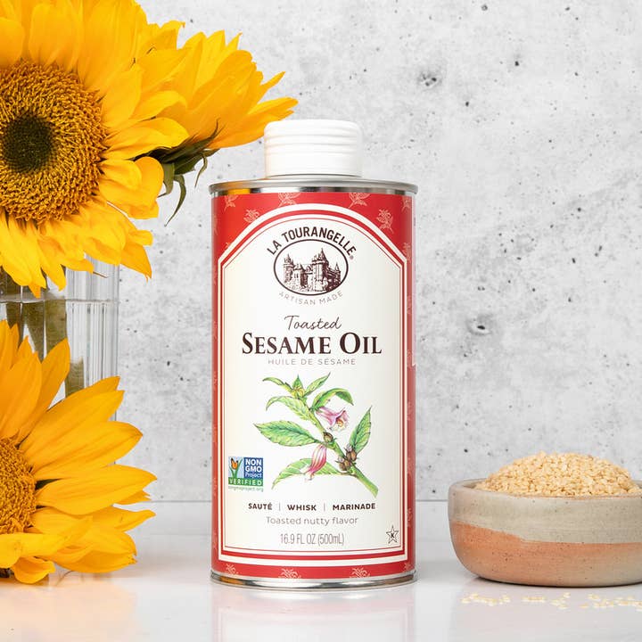 La Tourangelle - Wholesale Cooking Oil - La Tourangelle Toasted Sesame Oil, 16.9 Fl Oz - 6 Units5