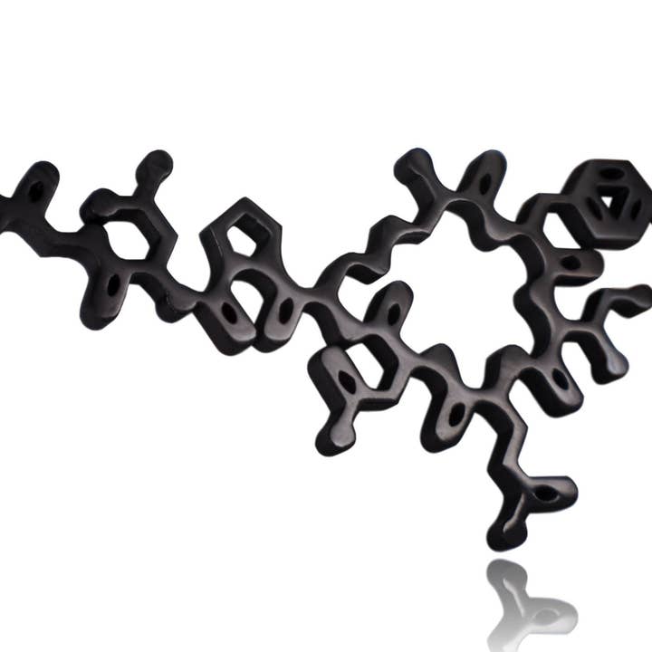 Clayton Jewelry Labs - Venta al por mayor Collares con colgantes/abalorios - Collar de acero inoxidable con molécula de oxitocina4