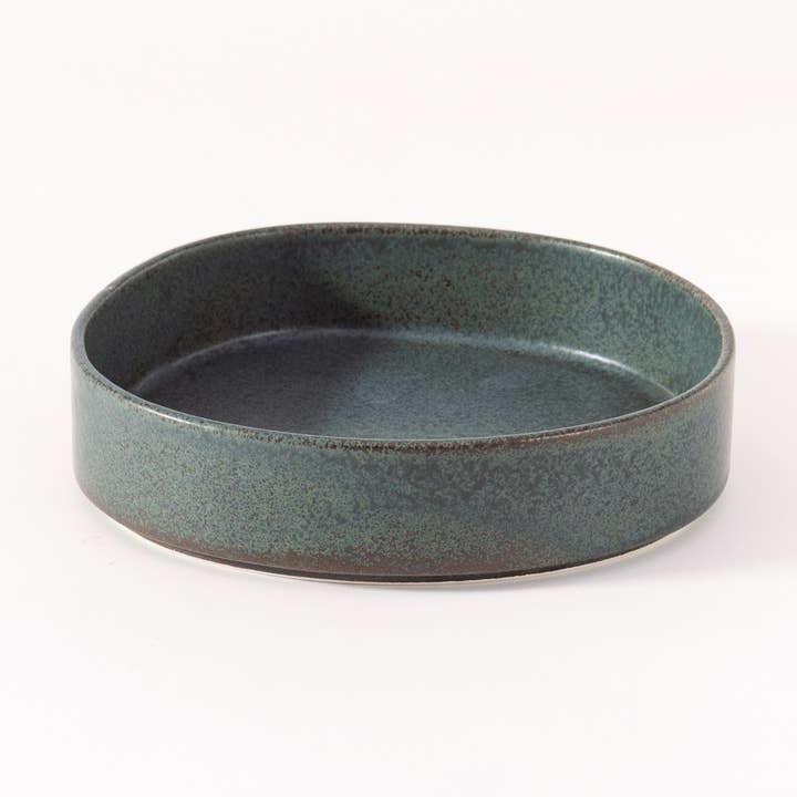 LAKOLE - Wholesale Serving Plate - Mino Ware Stackable Organic Deep Plate Small0