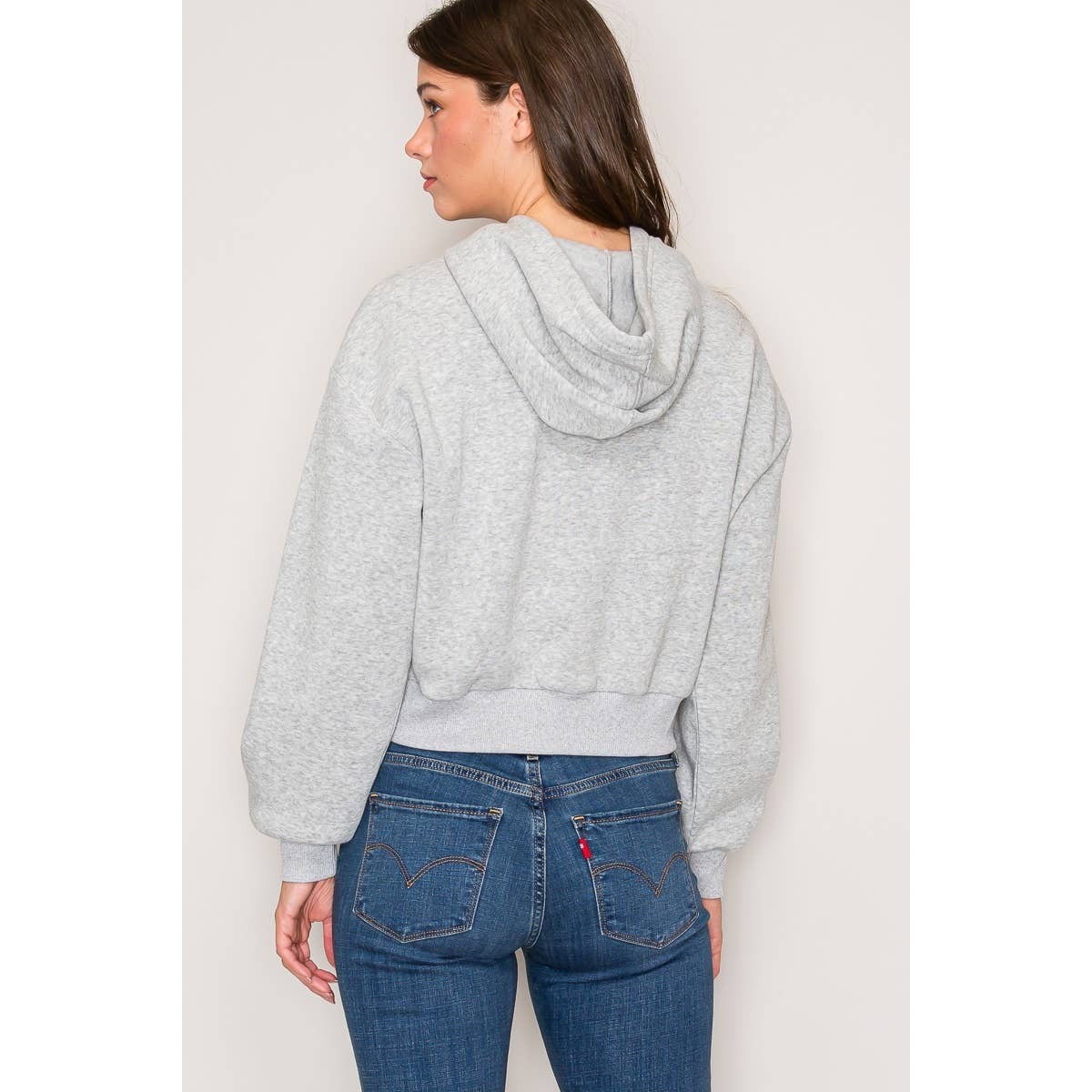 Popular 21 – wholesale Hoodie – Women's – Cropped Fleece Hoodie9