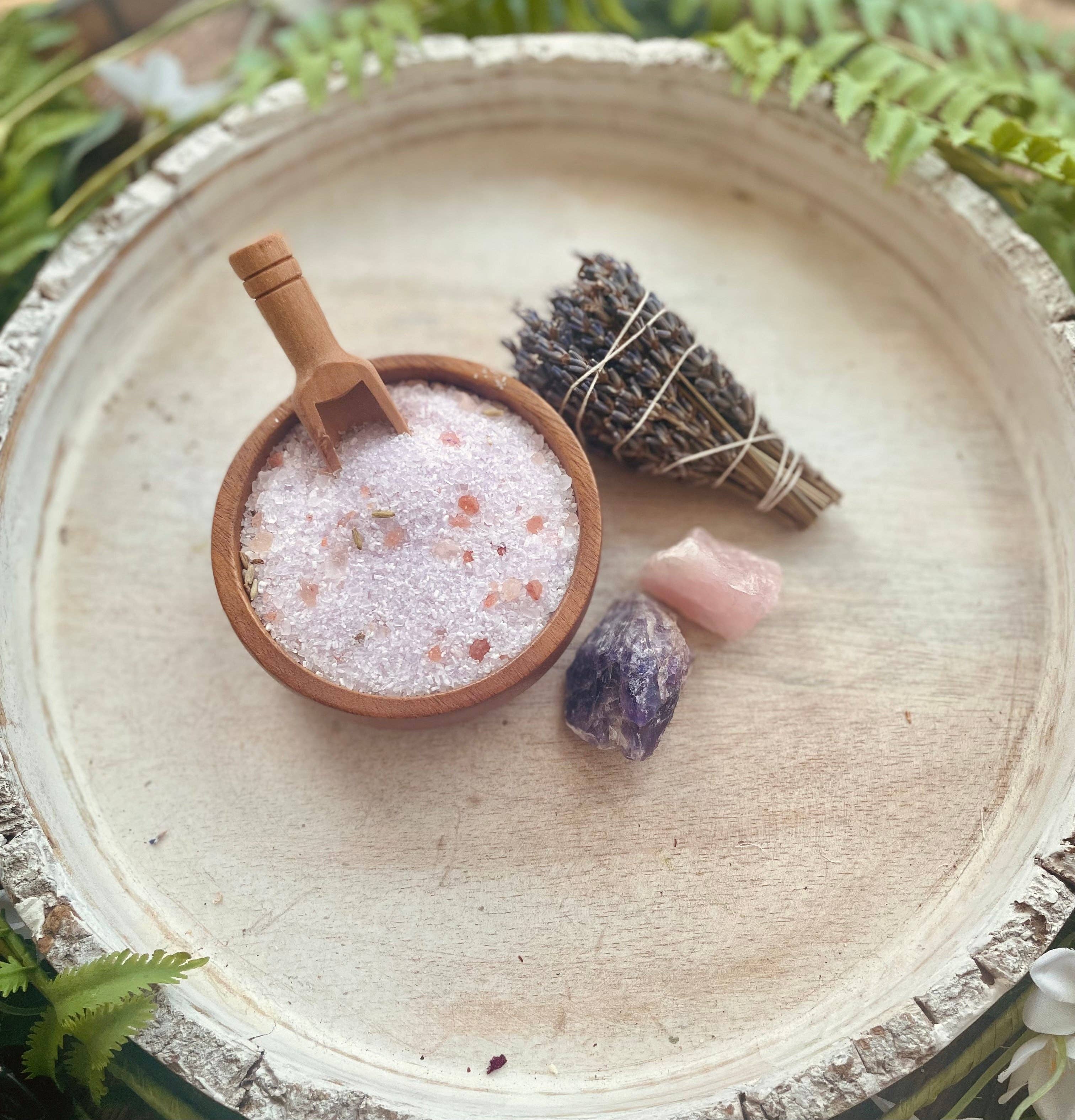 Sage & Stone Apothecary - Vendita all'ingrosso Sali da bagno - Tubetti di Sali da Bagno alla Lavanda Non Ti Scordar di Me2