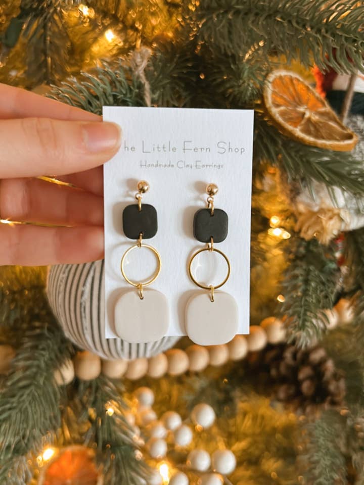 Neutral Simplistic Dangles for wholesale by The Little Fern Shop