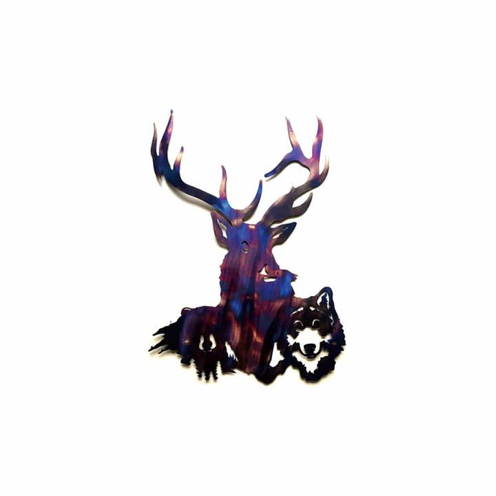 Peterson Housewares & Artwares - Wholesale Wall Accent - Wildlife Metal Wall Art