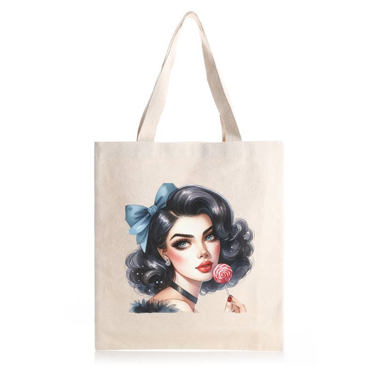 The Sankofa Cache - Wholesale Tote Bag - Women's - Sweet Nostalgia 4 Tote Bag - 16" H x 15" W