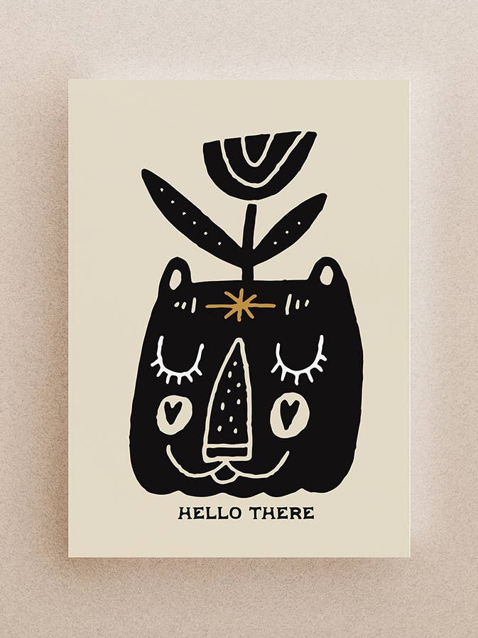 Hello There Greeting Card for wholesale by Ark Made