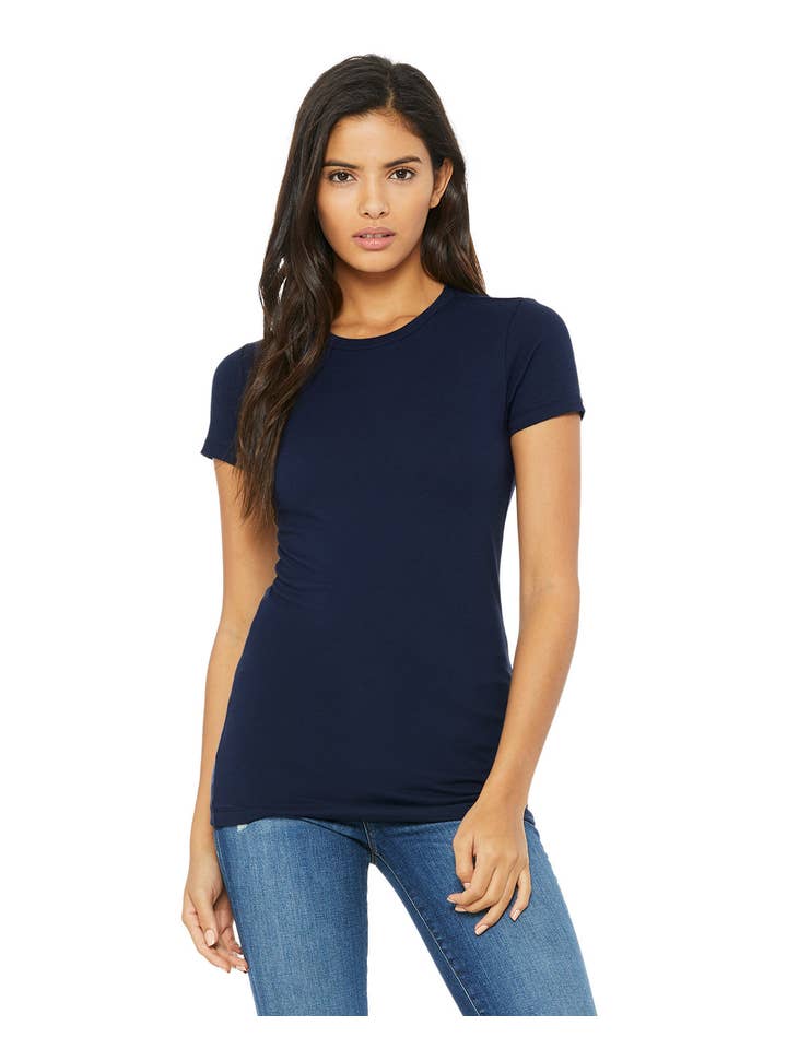 Total Apparel - Wholesale T-Shirt - Women's - Bella + Canvas 6004 - Ladies' Slim Fit T-Shirt28