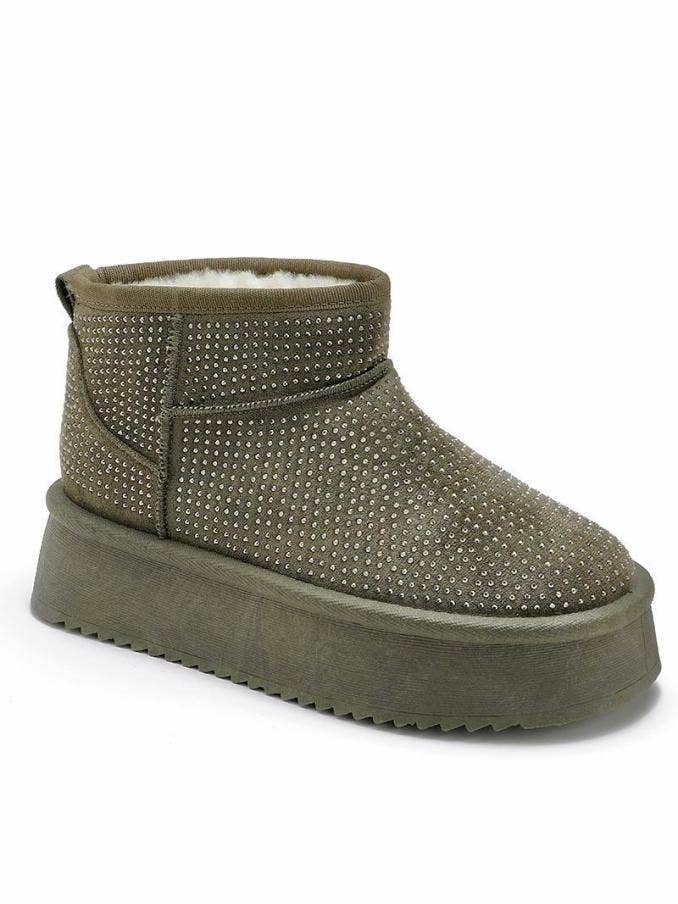Joia Paris - Venta al por mayor Botines - Mujer - Botines con plataforma de strass forradas PU-15