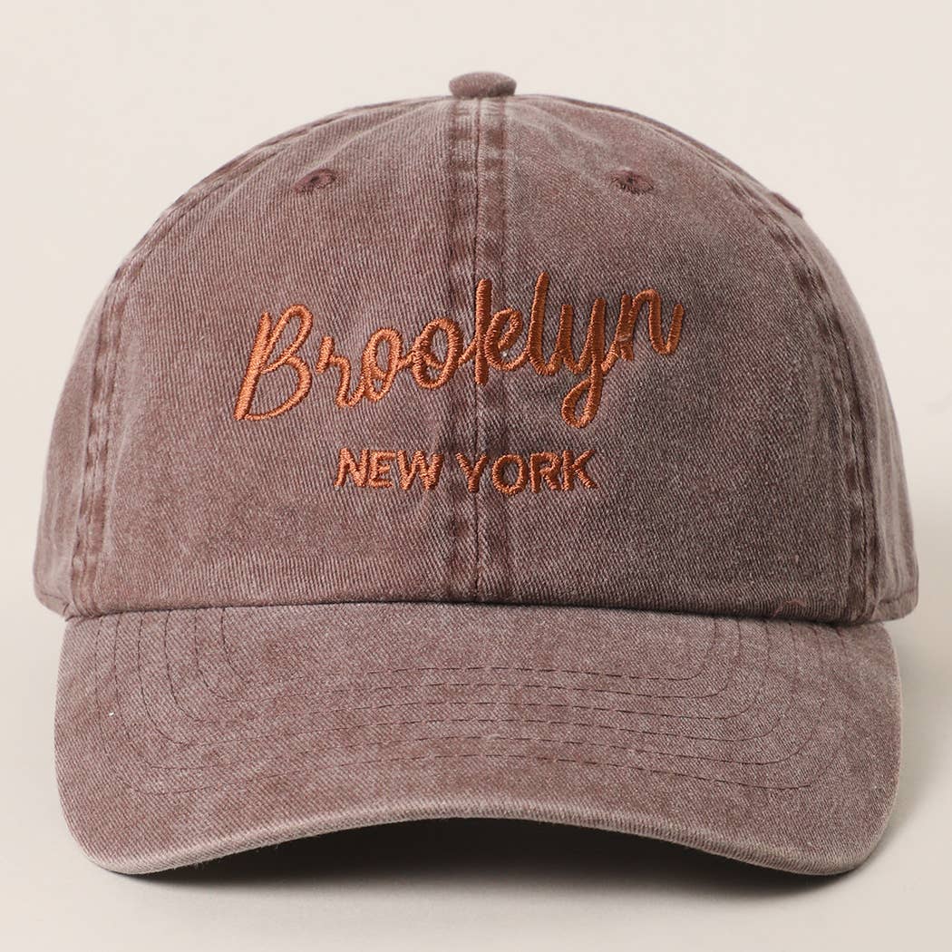 Fashion City – Boné de beisebol - Unissexo por atacado – Chapéu Lavado com Pigmento Personalizado – Bordado de Cidade e Estado14