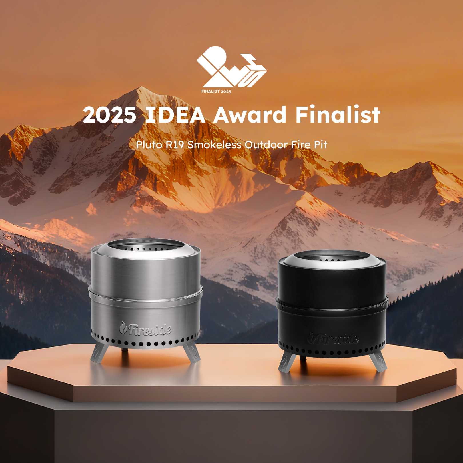 TURBRO - Wholesale Fire Pit - Pluto R19-SS Smokeless Outdoor Fire Pit -  Stainless Steel2