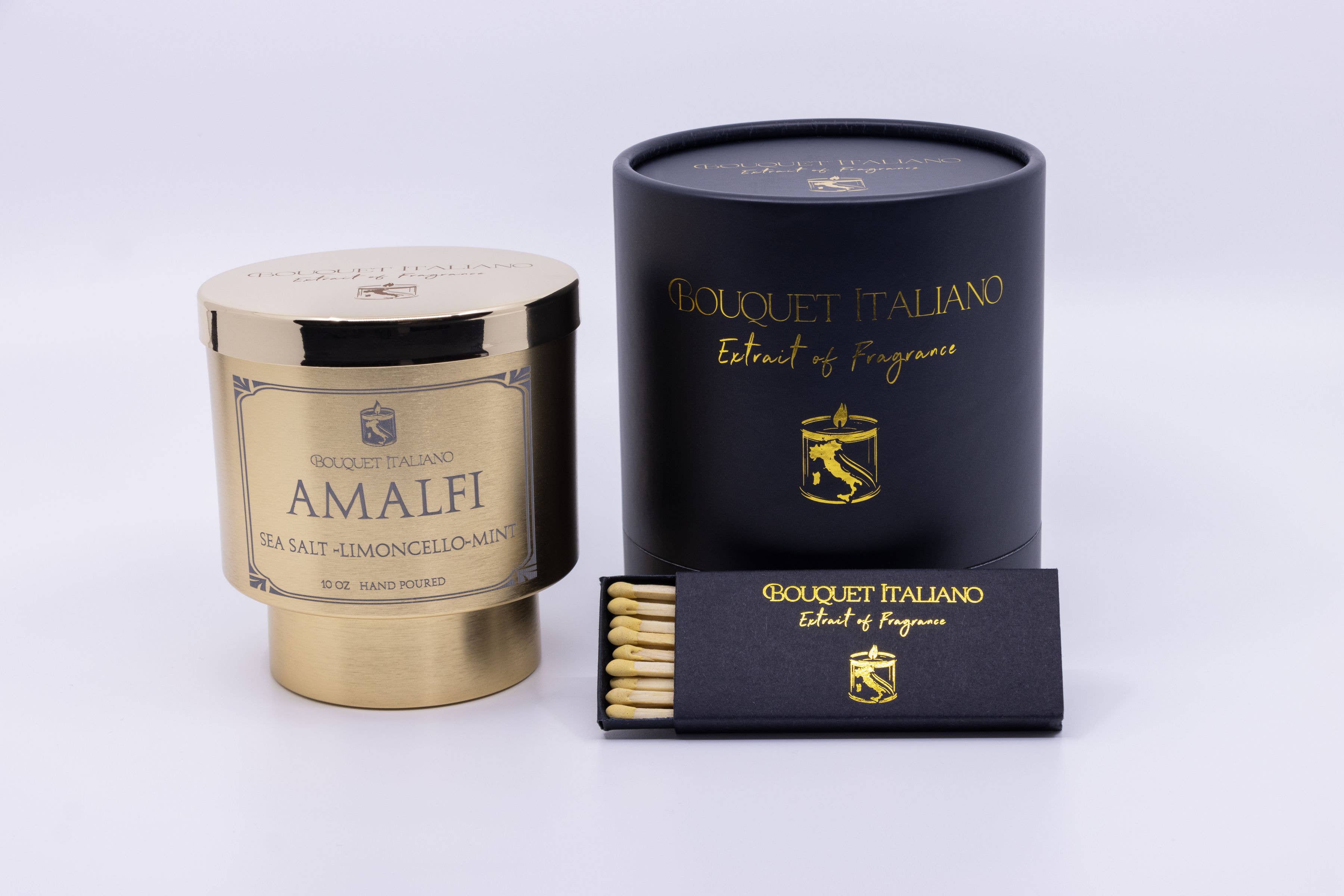 BouquetItaliano – wholesale Jar/filled candle – Amalfi Luxury Scented Candle – Italian Coastal Inspired3