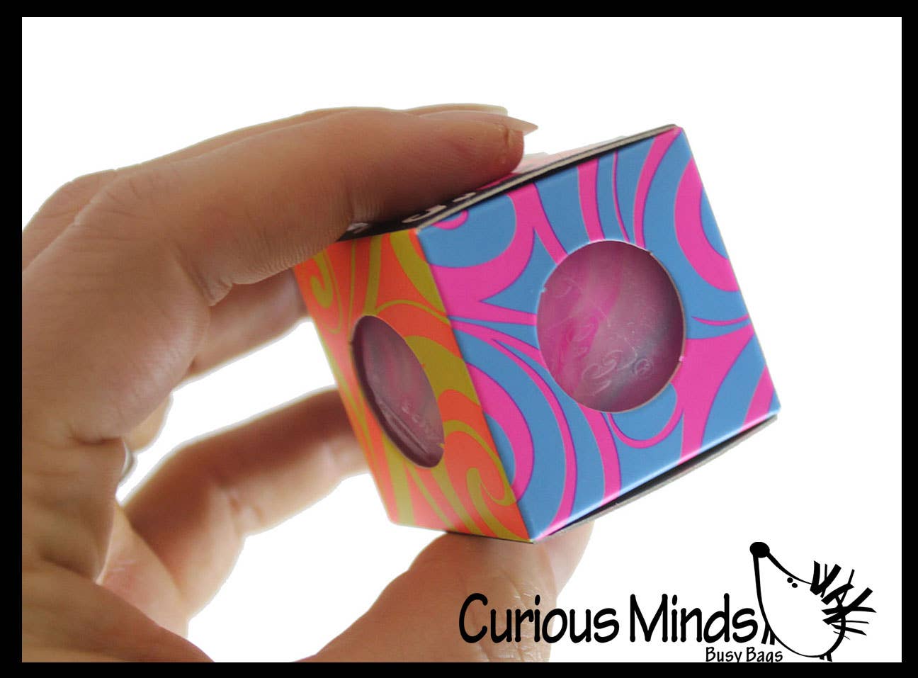Curious Minds Toys - Vente Jouet mou – enfant et bébé - 1 NeeDoh mini stress ball assorti rempli de pâte douce extensible4
