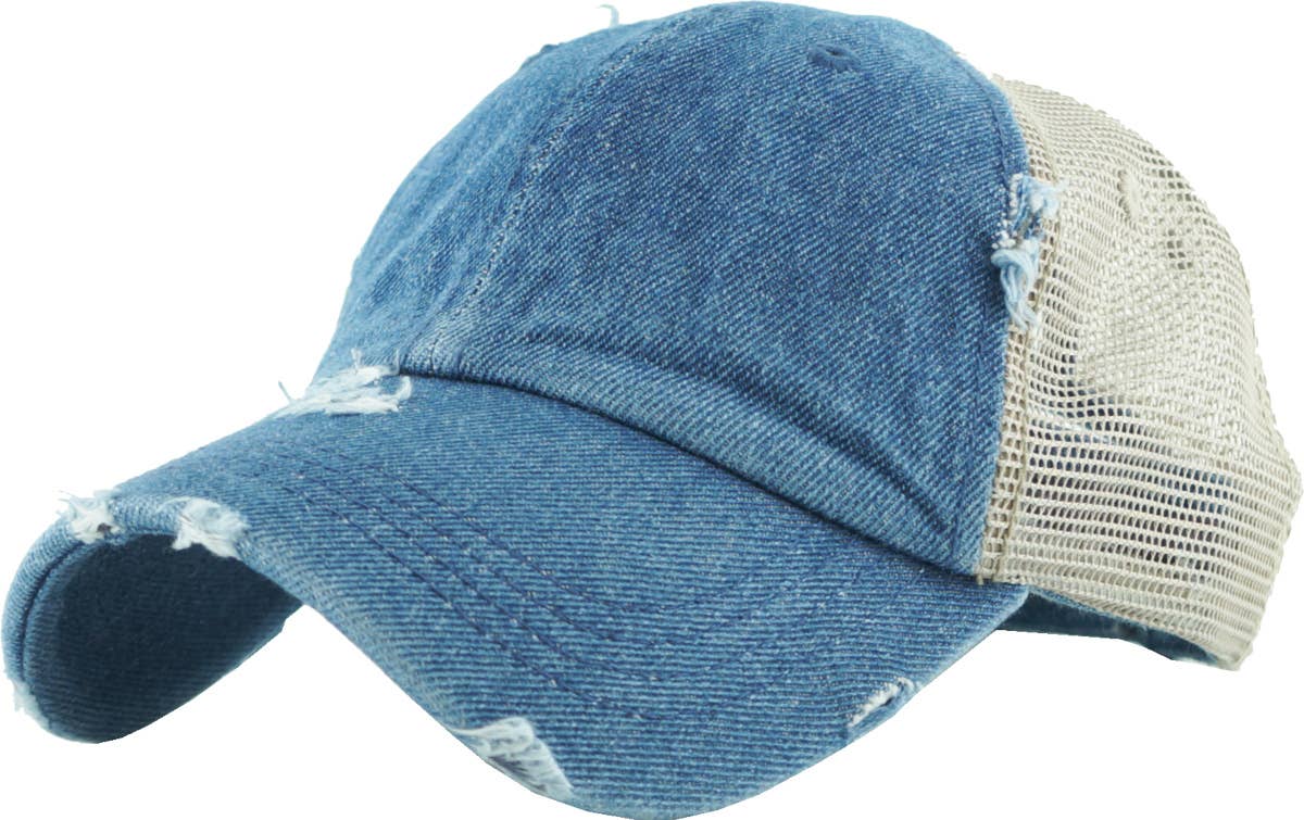 KBETHOS – Boné de beisebol - Mulher por atacado – Boné ajustável de malha com abertura para rabo de cavalo71