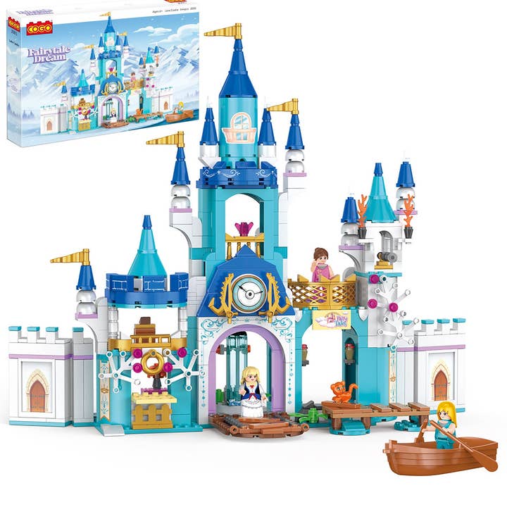 Blue Castle 644 Pcs Building Brick Block Craft Kit for wholesale on Faire