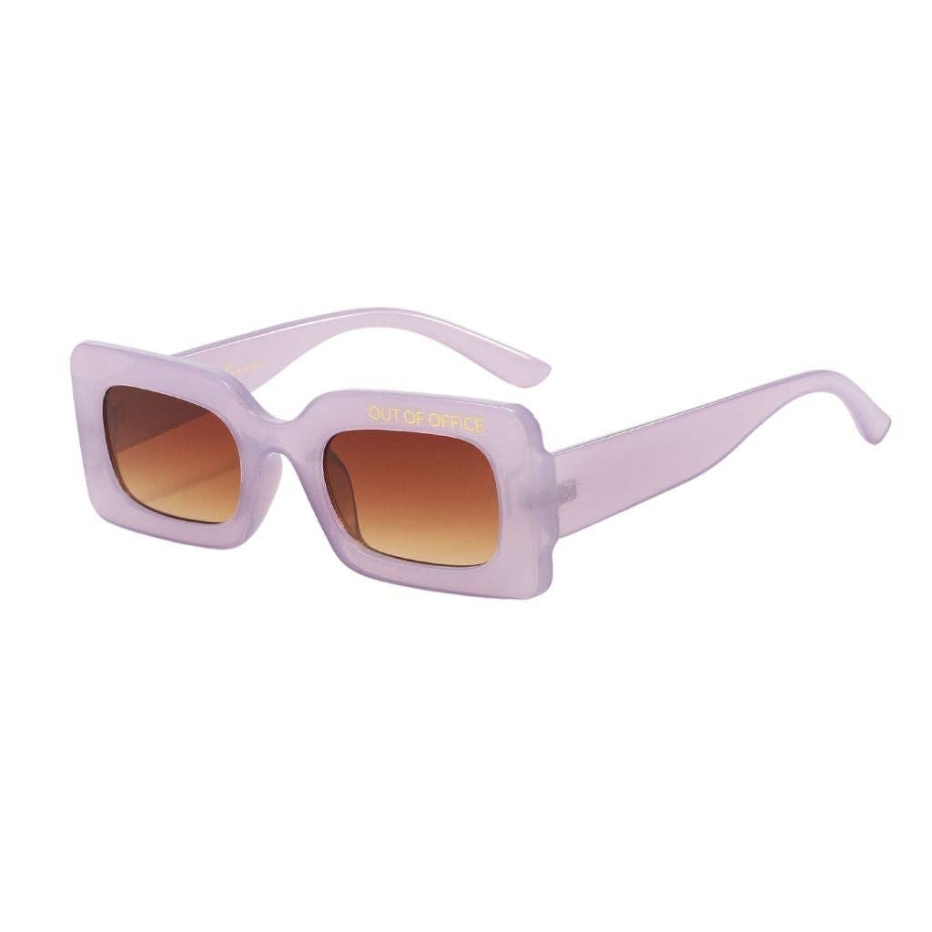 Gleam Eyewear - Wholesale Sunglasses - Women's - Out of Office Sunglasses | Purple1