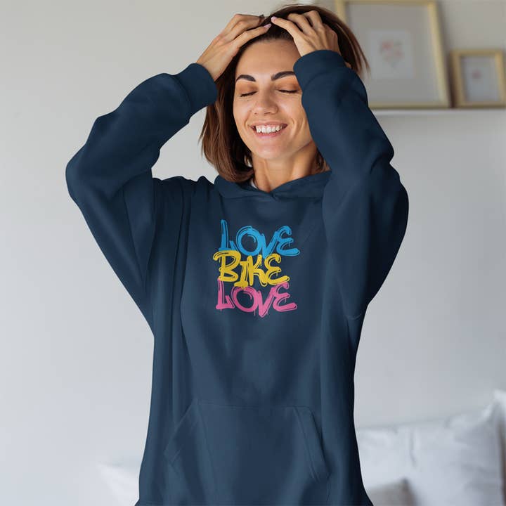 Navy Blue Bike Love for wholesale on Faire1