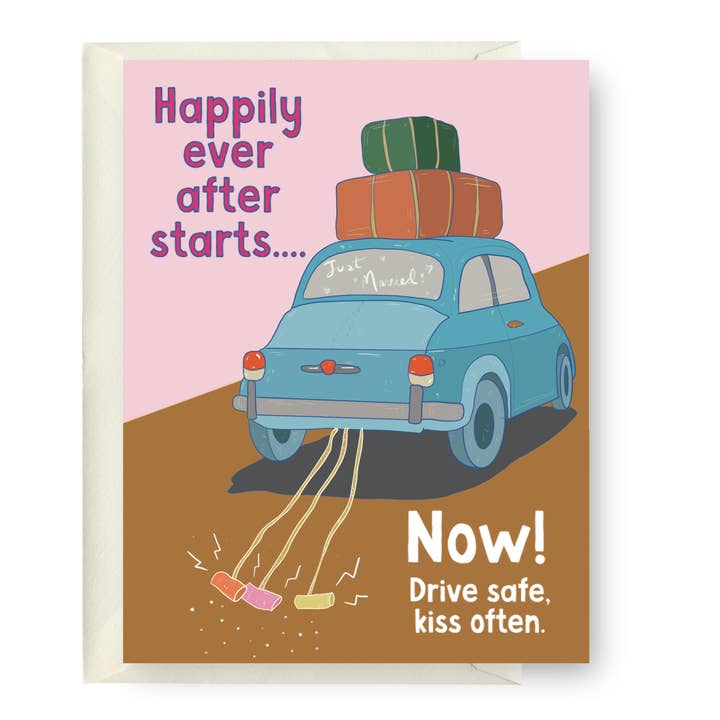 Happily Ever After Starts Now for wholesale by After Party Paper Co.