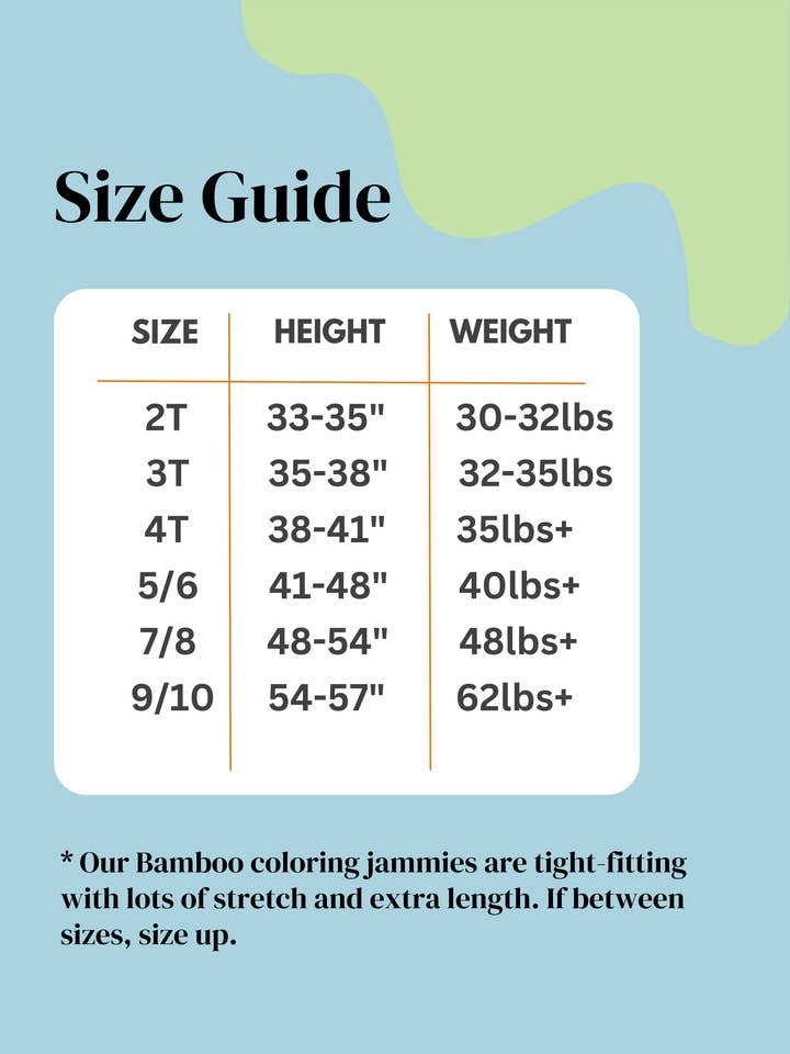 Bee Colorful Co. - Wholesale Sleepwear Set - Kids - Space Coloring Pajamas 2 piece set made from Bamboo11