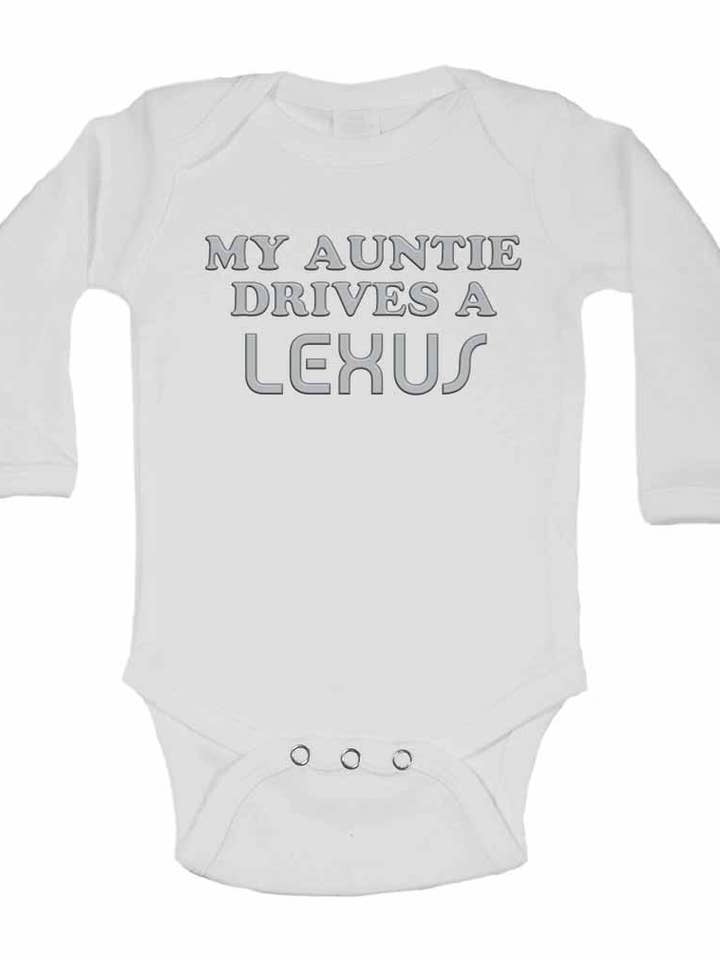 My Auntie Drives A Lexus - Gilets à manches longues pour la vente par Little Ratbag