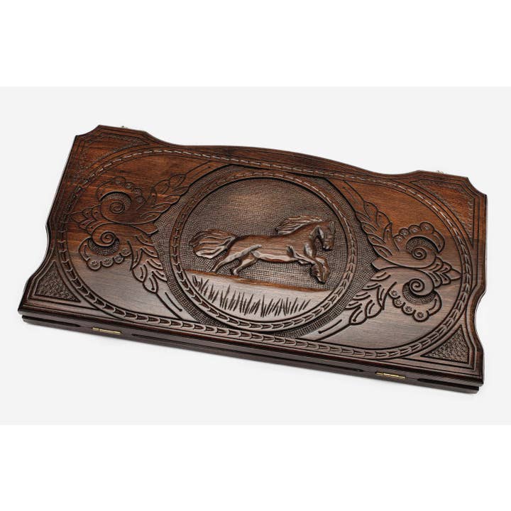 Handmade Engraved Inlaid Backgammon Set - Personalized for wholesale by Handcraftoria