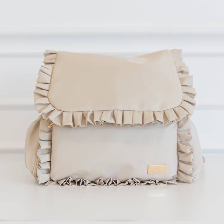 Hollis - Wholesale Diaper Bag - Baby - Ruffled Nylon Diaper Bag