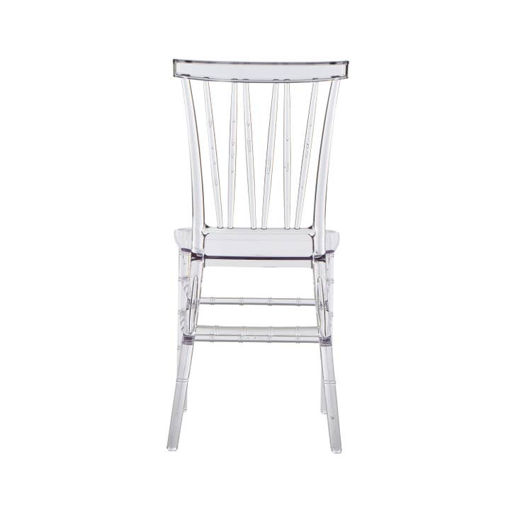 RTA Products LLC - Wholesale Chair - Stackable Chiavari Style Acrylic Event Chairs – Set of 24