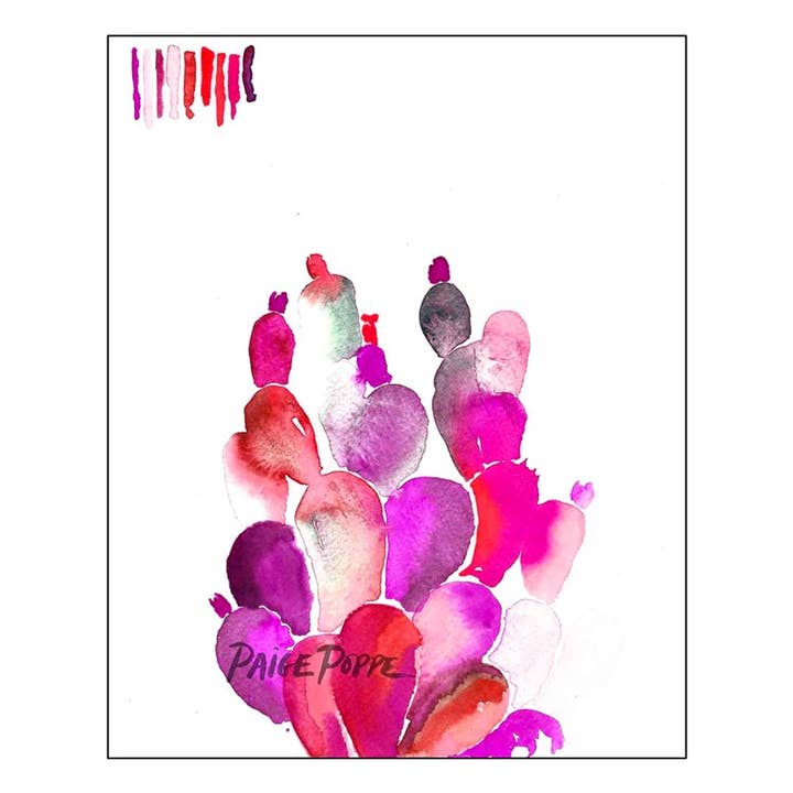 Stampa artistica «Cactus Candy» per la vendita all'ingrosso da parte di Paige Poppe Art
