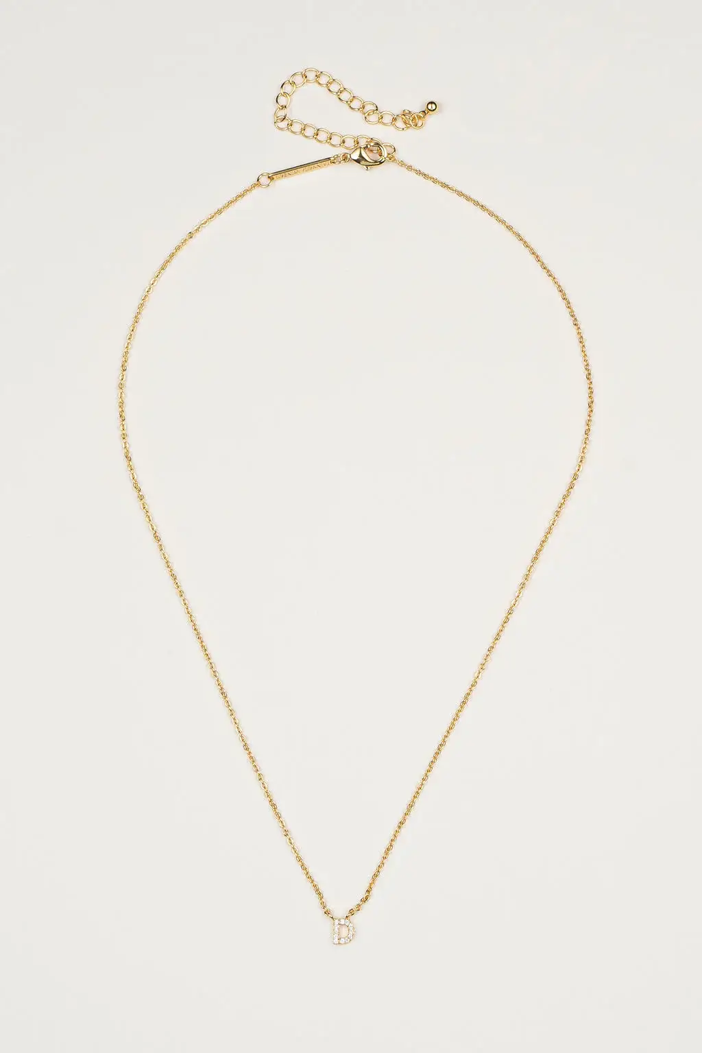 Brenda Grands Jewelry - Wholesale Jewelry Set - 18K Gold Dainty Shiny Initial Necklace - Set of 1614