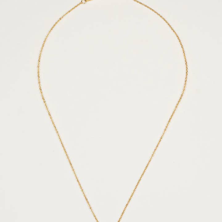 Brenda Grands Jewelry - Wholesale Jewelry Set - 18K Gold Dainty Shiny Initial Necklace - Set of 1614