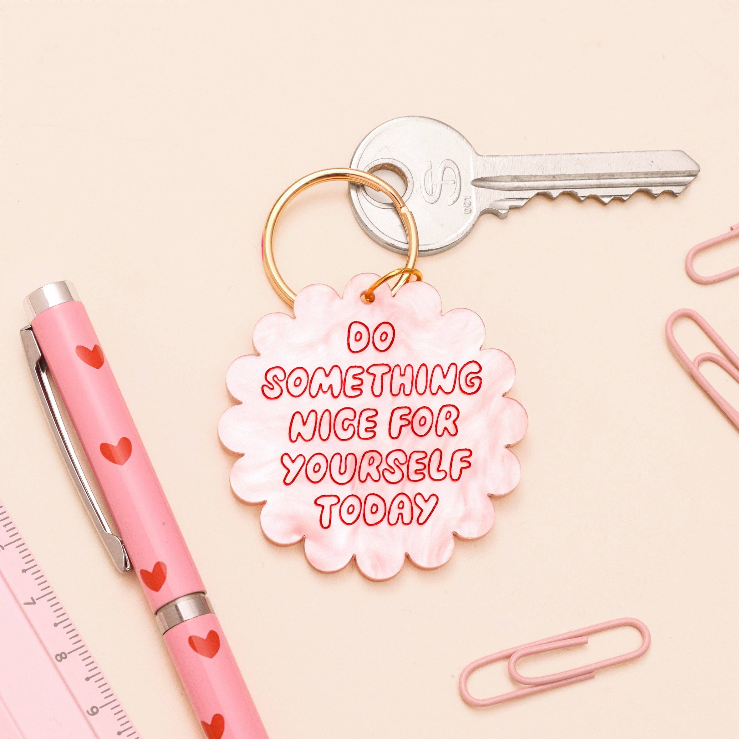 Oh, Laura - Wholesale Keychain - Women's - Acrylic keyring - do something nice for yourself today0