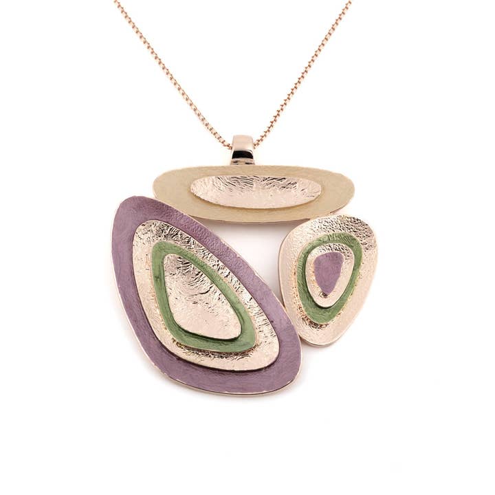 Triangle long necklace for wholesale by KLK