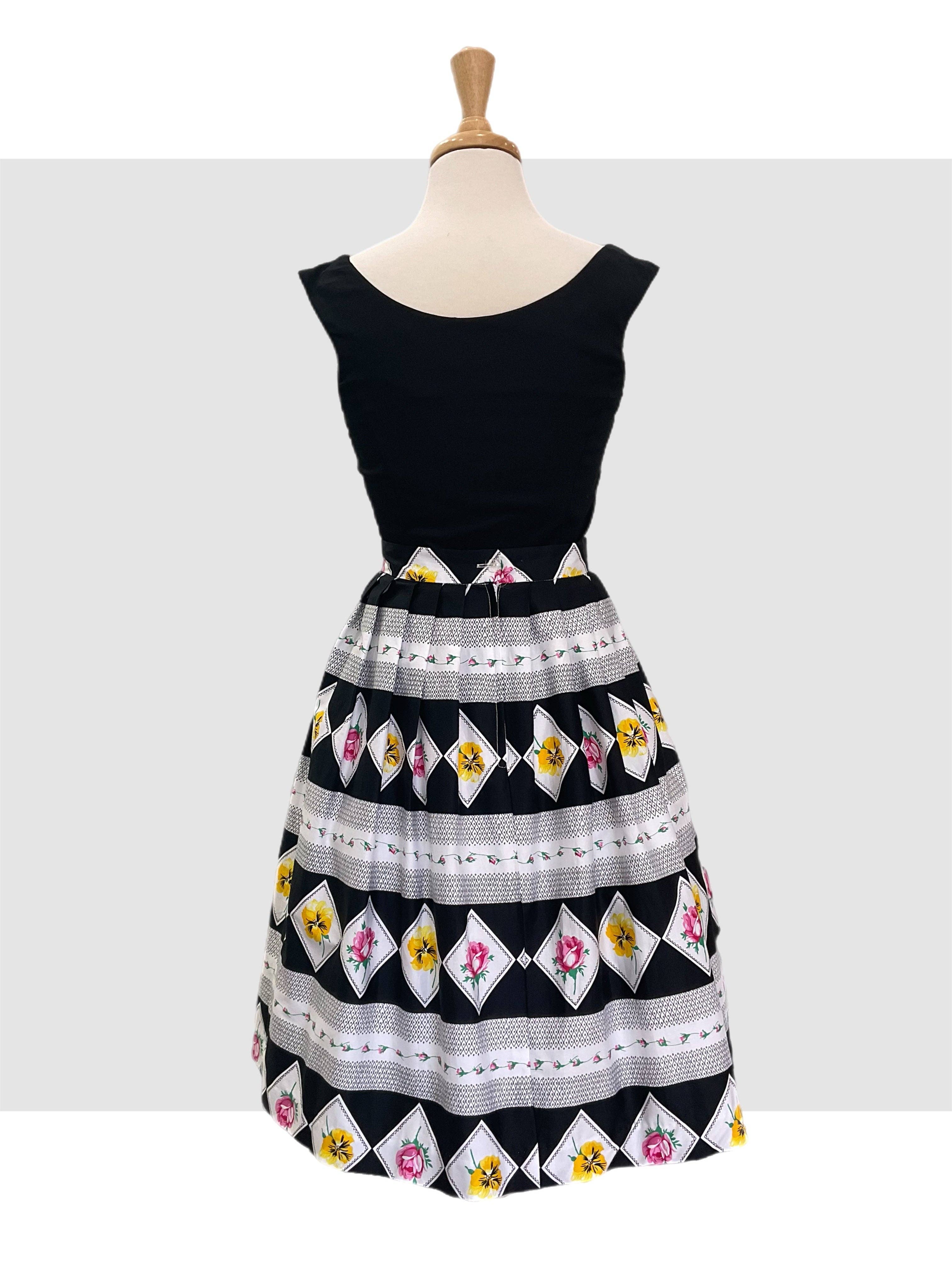 Retrospec'd Clothing – wholesale Blouse – Women’s – Scarlet Top   Black Vintage 1950s top4