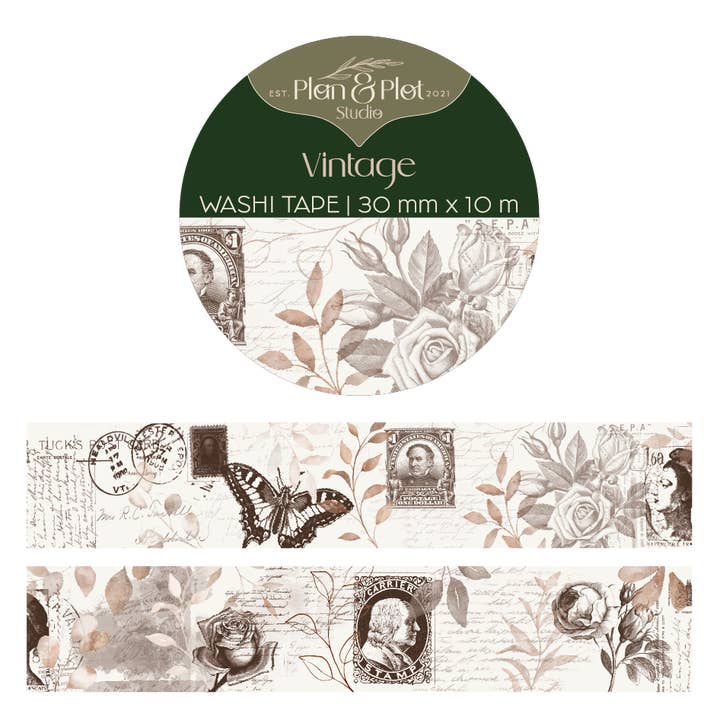 Plan & Plot Studio - Wholesale Washi Tape - Vintage | Washi tape1