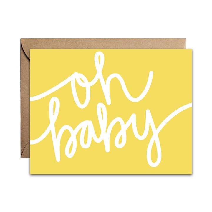 Oh Baby Card per la vendita all'ingrosso da parte di pixel paper hearts