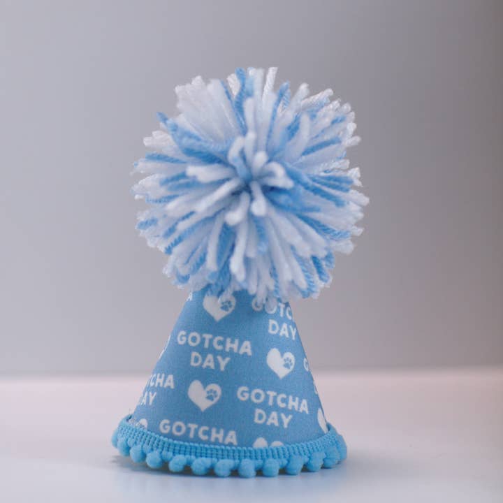Pup Party Hats - Wholesale Party Hat/Crown - Gotcha Day Blue Party Hat