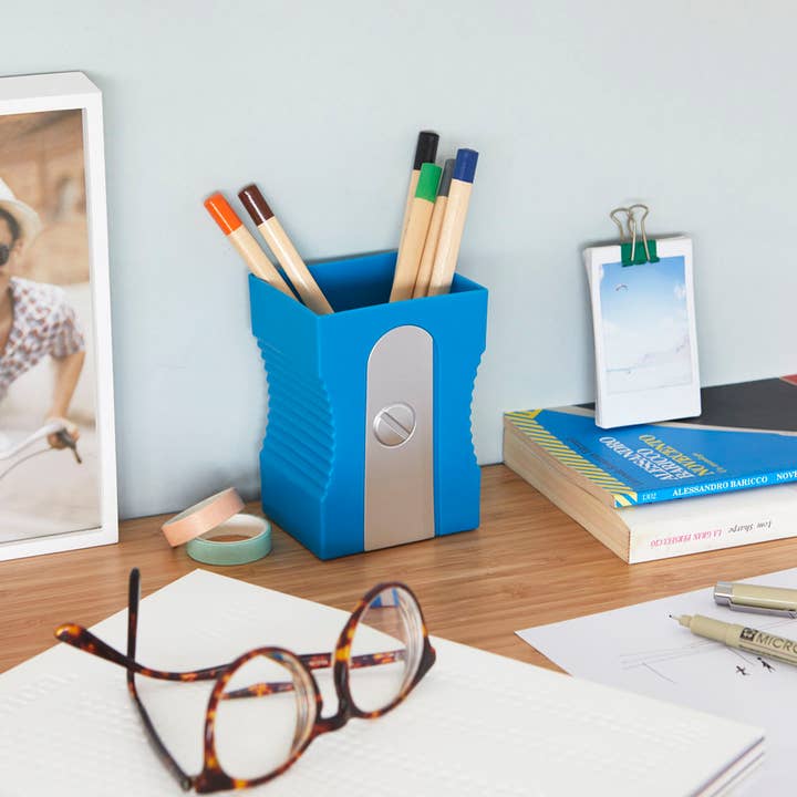 Balvi - Venta al por mayor Portalápices - Portalápices,Sharpener,azul,plástico