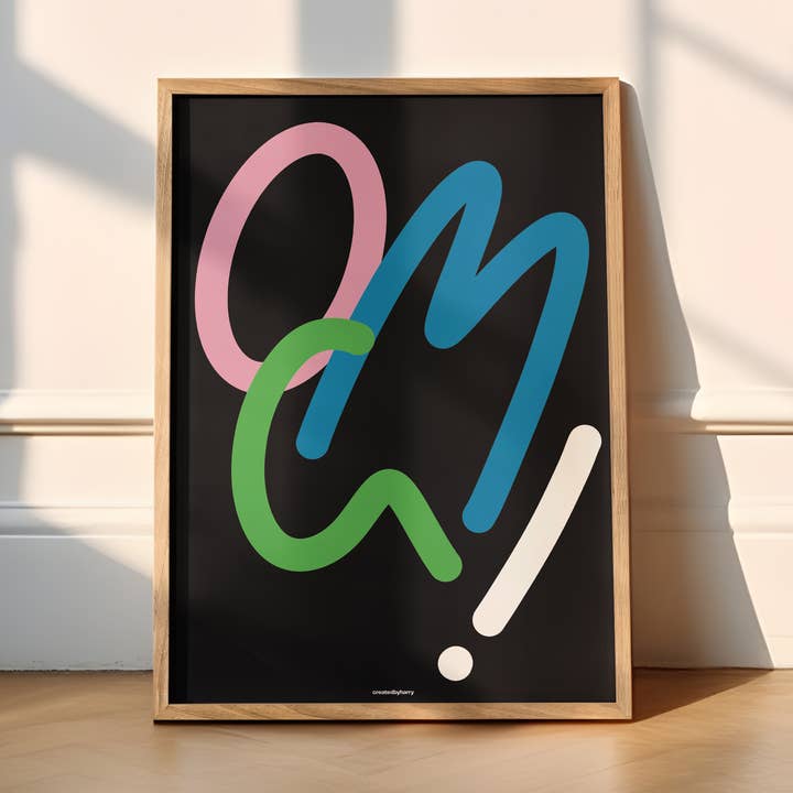 Createdbyharry - Wholesale Art Print - OMG! Print0
