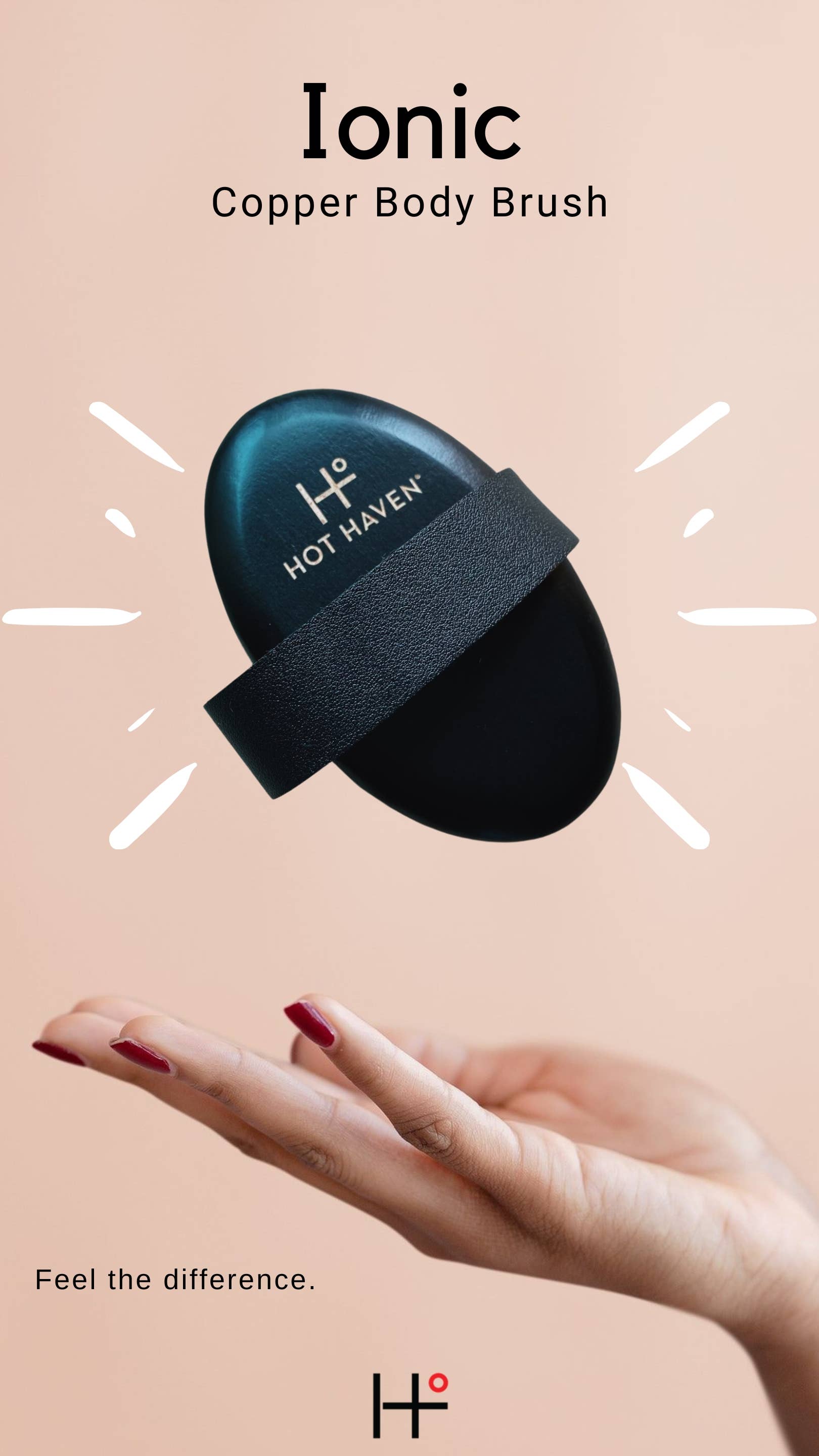 HOT HAVEN - Wholesale Body Brush - HOT HAVEN Ionic Copper Body Brush9